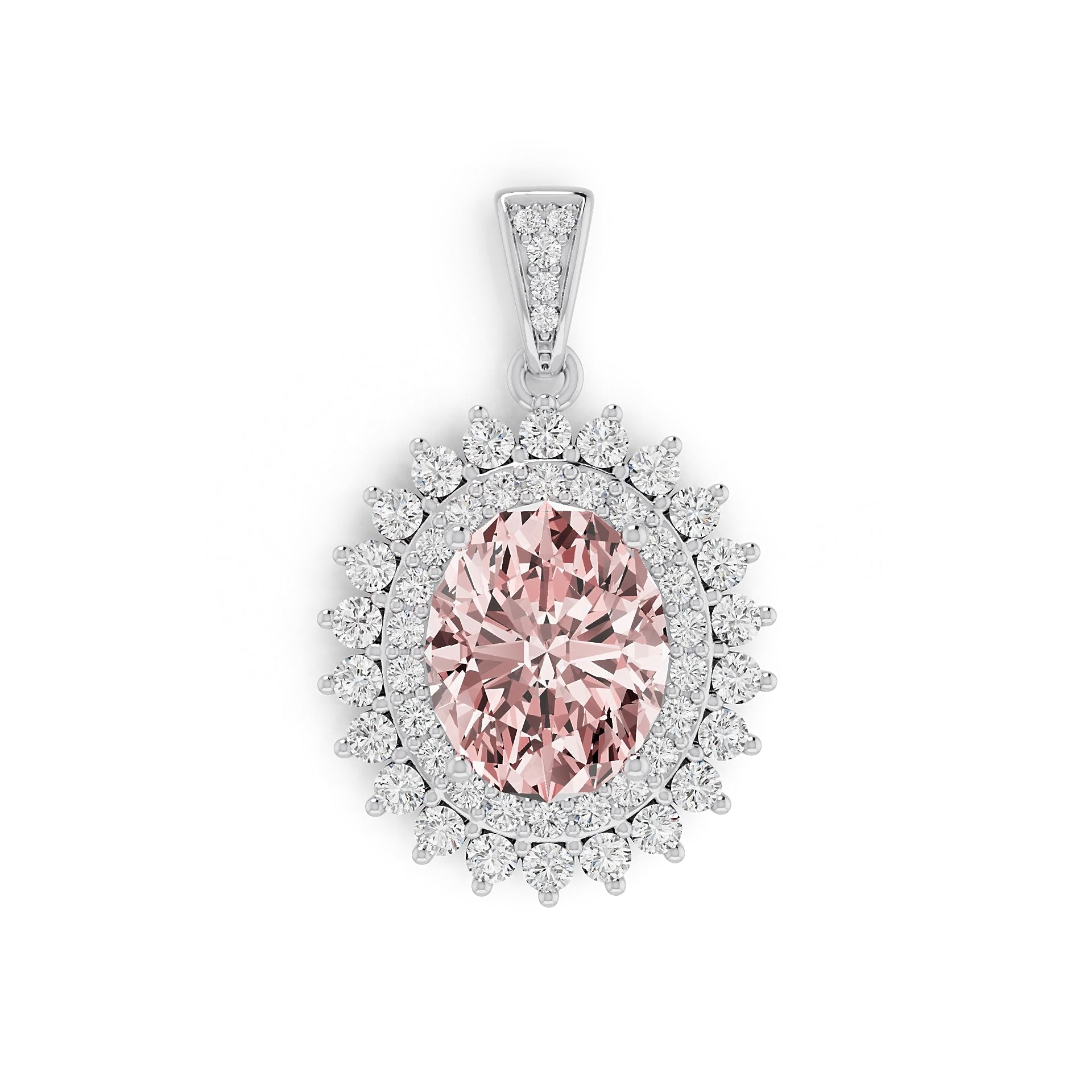 Sterling Silver Semi Mount Pendant Setting Oval OV 11X9mm Syzjewelry