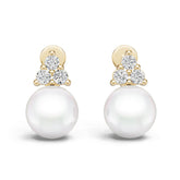 Sterling Silver Semi Mount Earrings Setting Round Ro 9x9mm DHJ