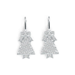 Sterling Silver Semi Mount Earrings Setting Round RD 1.5mm DHJ