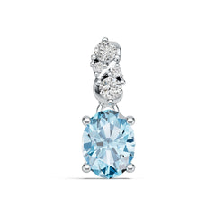Platinum Semi Mount Pendant Setting Oval Ov 9x7mm Syz Jewelry