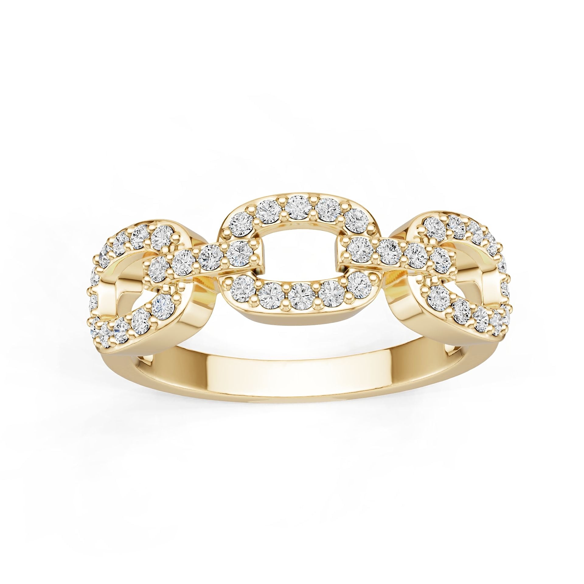 14K Gold Semi Mount Ring Setting Round Ro 6x6mm Diamond Accent Syz Jewelry