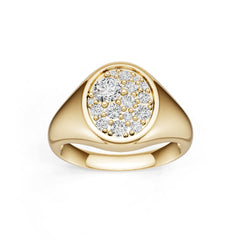 14K Gold Semi Mount Ring Setting Round Ro 4x4mm Diamond Accent Syz Jewelry