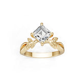 Sterling Silver Semi Mount Ring Setting Princess PR 6X6mm Syzjewelry
