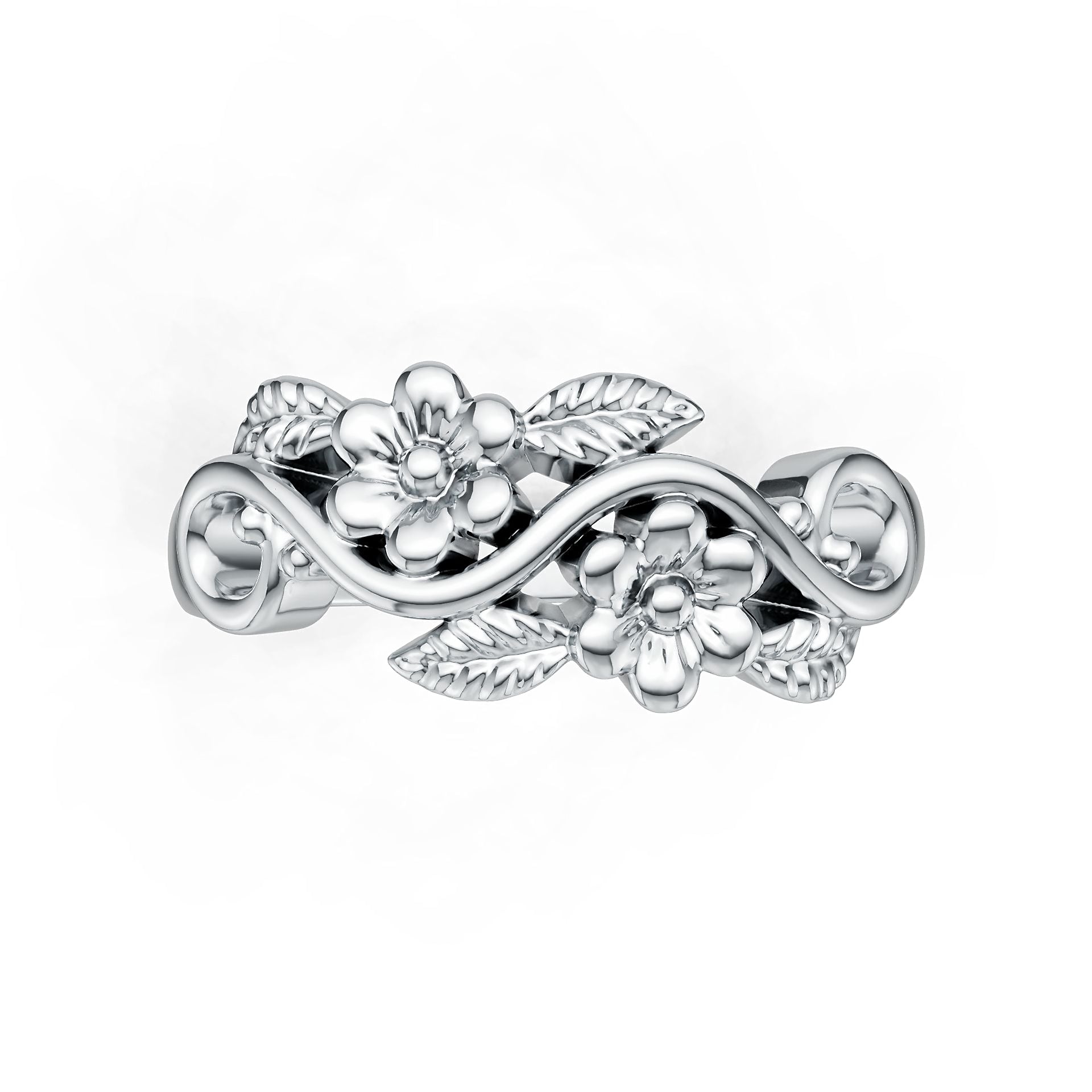 10K Gold Semi Mount Ring Setting Round Ro Syz Jewelry