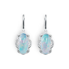 Sterling Silver Semi Mount Earrings Setting Oval OV 16X8mm DHJ