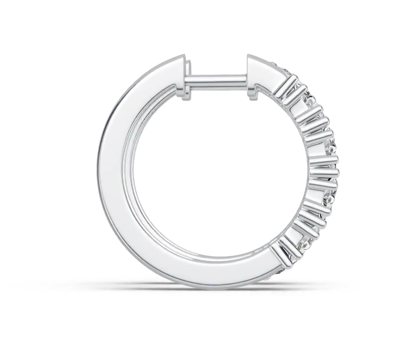 Sterling Silver Semi Mount Earrings Setting Trillion TR 4X4mm DHJ