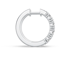 Sterling Silver Semi Mount Earrings Setting Trillion TR 4X4mm DHJ