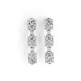 Sterling Silver Semi Mount Earrings Setting Oval OV 6X4mm DHJ