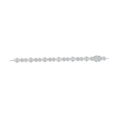 Sterling Silver Semi Mount Bracelet Setting Trillion TR 7X7mm with White Topaz or Moissanite DHJ