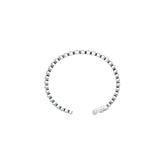 Sterling Silver Semi Mount Bracelet Setting Round RD 3x3mm DHJ
