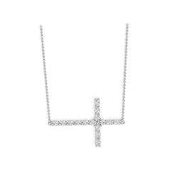 Sterling Silver Semi Mount Pendant Setting Oval OV 4X3mm Horizontal Cross Pendant DHJ