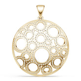 Platinum Semi Mount Pendant Setting Round Ro 6x6mm Diamond Accent Syz Jewelry