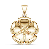 Sterling Silver Semi Mount Pendant Setting Round Ro 6x6mm DHJ