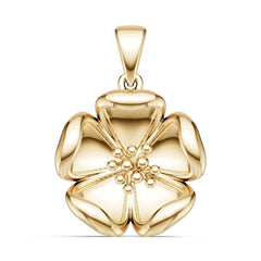 Sterling Silver Semi Mount Pendant Setting Round Ro 6x6mm DHJ