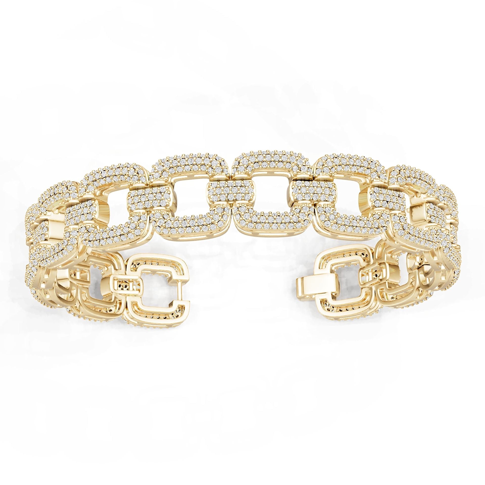 10K Gold Semi Mount Bracelet Setting Round Ro 1x1mm Syz Jewelry