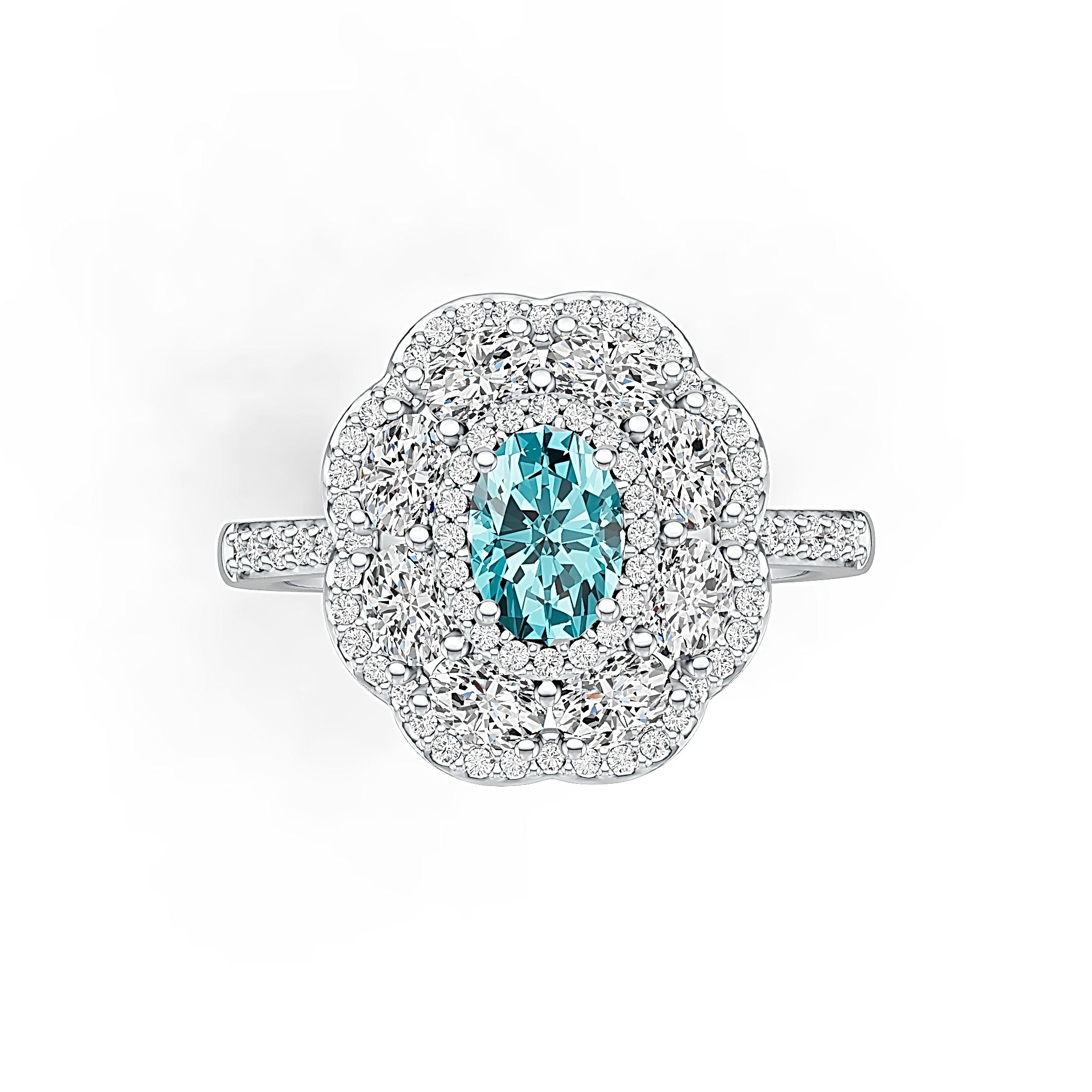 Sterling Silver Semi Mount Ring Setting Oval OV 7X5mm DHJ