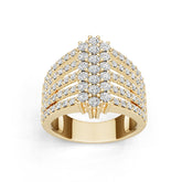 10K Gold Semi Mount Ring Setting Round Ro 6x6mm Syz Jewelry
