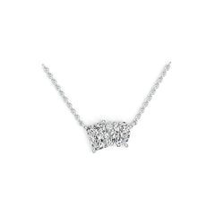 Sterling Silver Semi Mount Pendant Setting Emerald OCT 8x6mm OV 8x6mm Syzjewelry