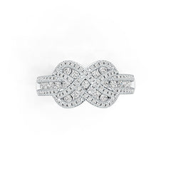 Sterling Silver Semi Mount Ring Setting Round RD 2x2mm