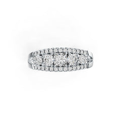 Sterling Silver Semi Mount Ring Setting Emerald OCT 4X4mm DHJ