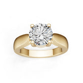 Platinum Semi Mount Ring Setting Round Ro 6x6mm Syz Jewelry