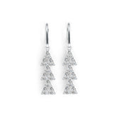 Sterling Silver Semi Mount Earrings Setting Pear PE 4X3mm DHJ