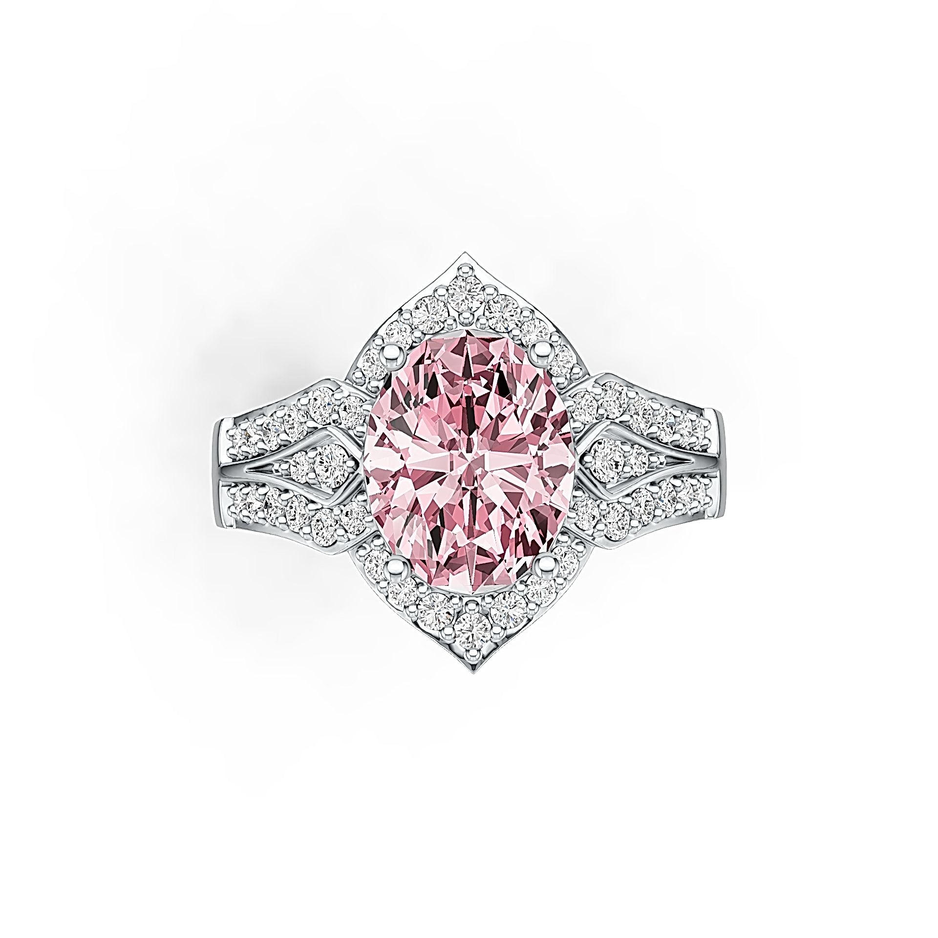 Sterling Silver Semi Mount Ring Setting Oval OV 10X8mm DHJ