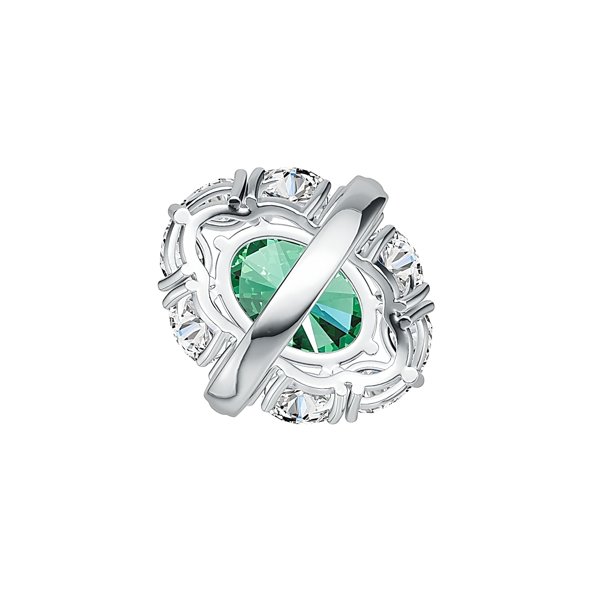 Sterling Silver Semi Mount Ring Setting Oval OV 14X10mm DHJ