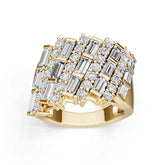 Platinum Semi Mount Ring Setting Round Ro 4x2mm Diamond Accent Syz Jewelry