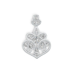 Sterling Silver Semi Mount Pendant Setting Oval OV 7X5mm PE 7X5mm DHJ
