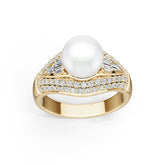 Sterling Silver Semi Mount Ring Setting Round Ro 8x8mm DHJ