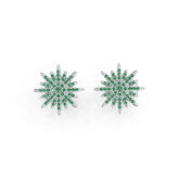 Sterling Silver Semi Mount Earrings Setting Round RD 1.4mm DHJ