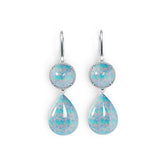 Sterling Silver Semi Mount Earrings Setting Pear PE 18X13mm Cabochon DHJ