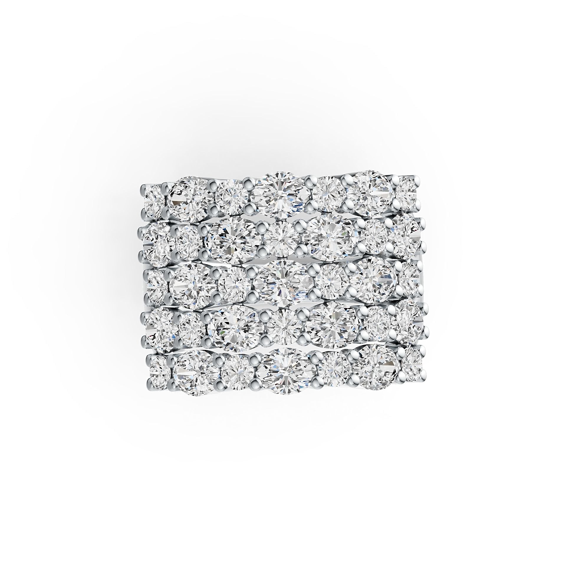 Sterling Silver Semi Mount Ring Setting Oval OV 4X3mm DHJ