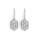 18K Gold Semi Mount Earrings Setting Oval OV 4X3mm DHJ