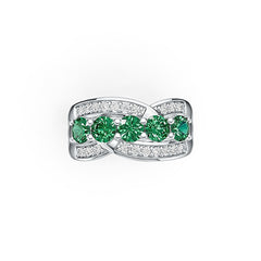 Sterling Silver Semi Mount Ring Setting Round RD 4x4mm DHJ