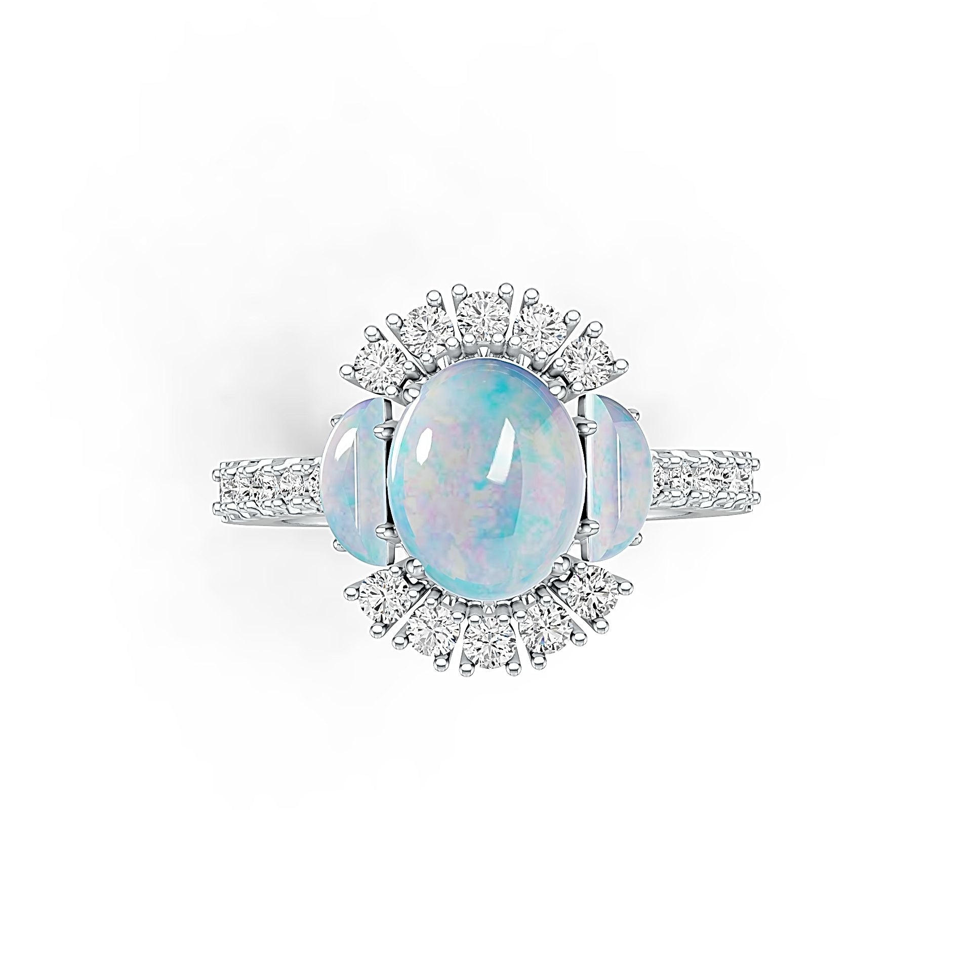 Sterling Silver Semi Mount Ring Setting Oval OV 10X8mm DHJ