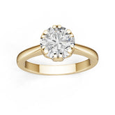 Sterling Silver Semi Mount Ring Setting Round RD 8X8mm Syzjewelry