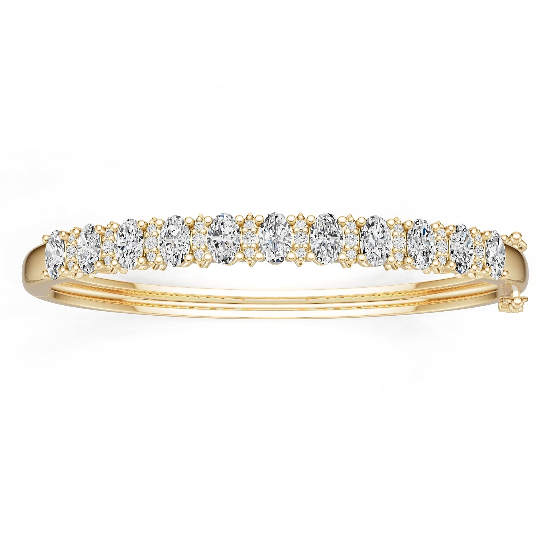 10K Gold Semi Mount Ring Setting Round Ro 6x4mm Moissanite Accent Syz Jewelry