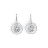 Sterling Silver Semi Mount Earrings Setting Oval OV 10X8mm DHJ