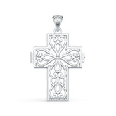 Sterling Silver Semi Mount Pendant Setting Round Rd DHJ