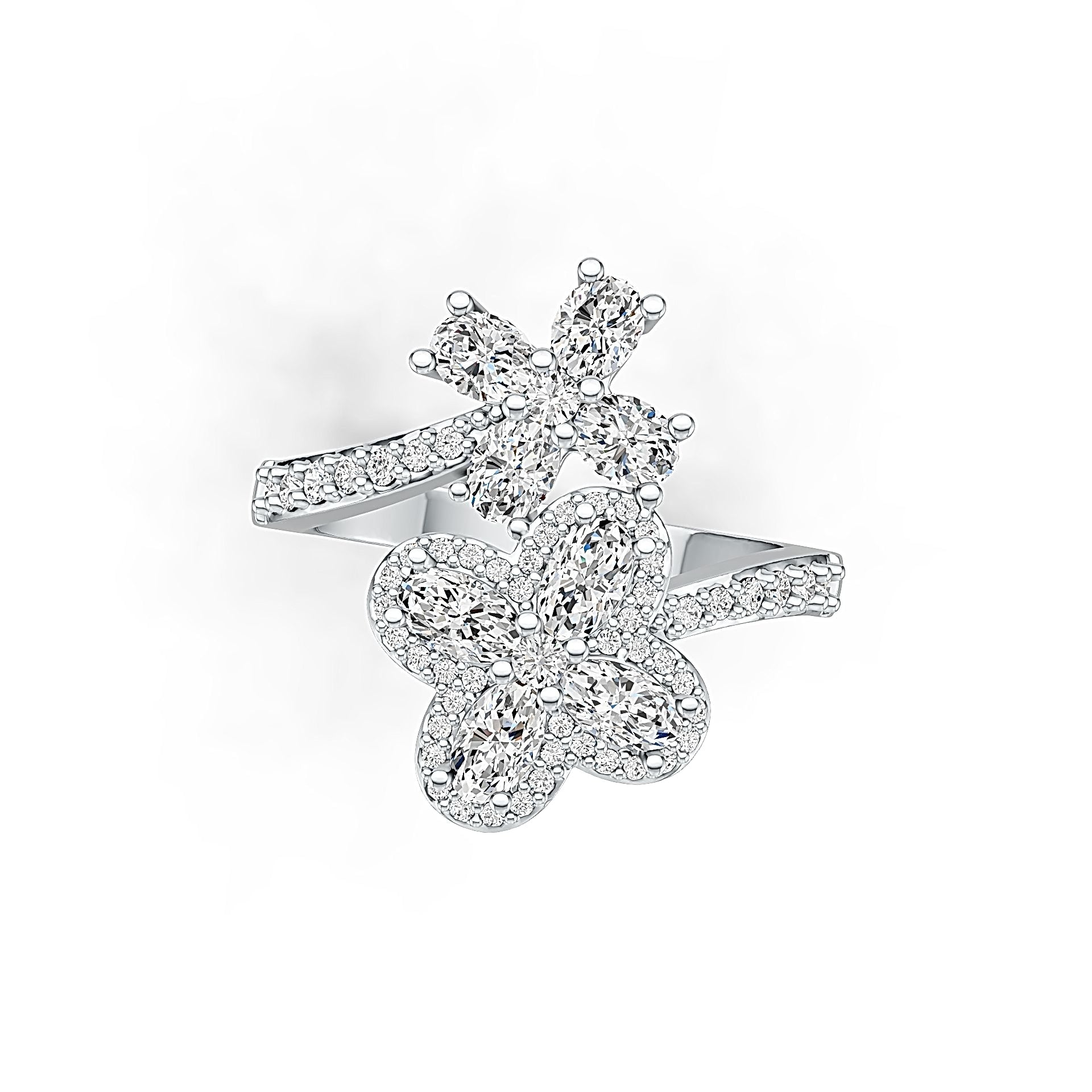 Sterling Silver Semi Mount Ring Setting Oval OV 5x3mm DHJ