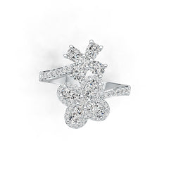 Sterling Silver Semi Mount Ring Setting Oval OV 5x3mm DHJ