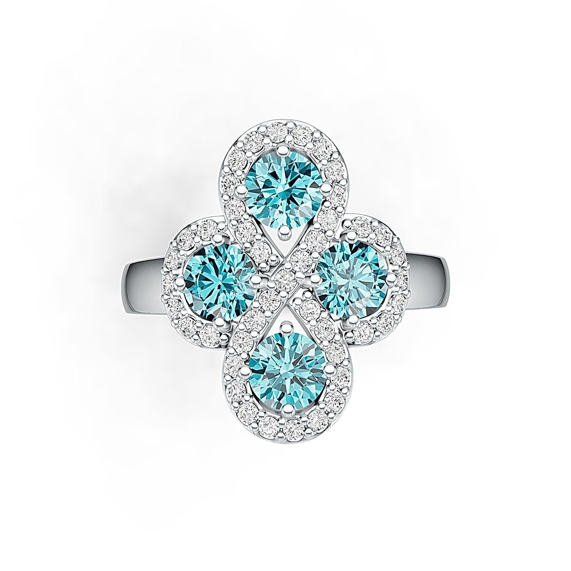 Sterling Silver Semi Mount Ring Setting Round RD 5x5mm DHJ