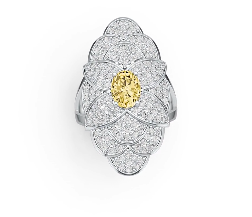 Sterling Silver Semi Mount Ring Setting Oval OV 8X6mm DHJ