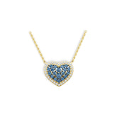 10K 14K Gold or 14K Gold Semi Mount Pendant Setting Round Rd Diamond Accent Syzjewelry