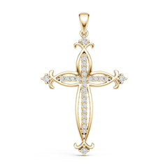 Platinum Semi Mount Pendant Setting Round Ro 6x6mm Diamond Accent Syz Jewelry
