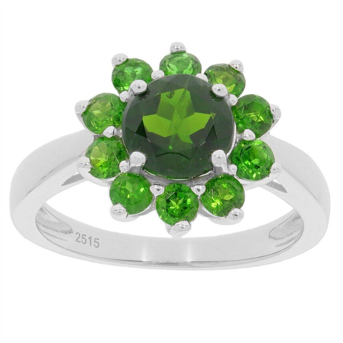 14K Gold Semi Mount Ring Setting RD 7x7mm RD 2.75x2.75mm Halo Syzjewelry