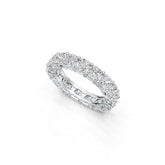 14K Gold Semi Mount Ring Setting Cushion CU 4X4mm 17-Stones DHJ
