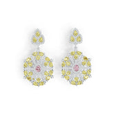 Sterling Silver Semi Mount Earrings Setting Oval OV 5X4mm PE 4X3mm DHJ